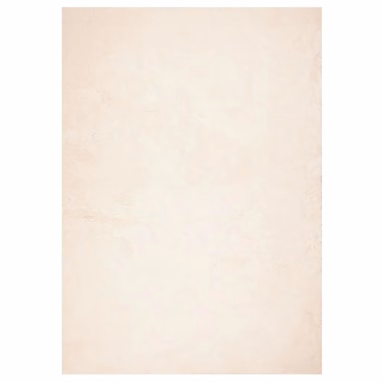 Berkfield Home HUARTE Short Pile Soft and Washable Beige Rug, W/D/H: 120 x 170 cm