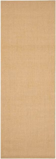 Berkfield Home Natural Sisal Rug in Sand, W: 100 cm, L: 300 cm – 1