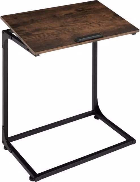 tectake Ruston Industrial Bedside Table in Dark Brown