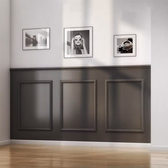 Cheshire Mouldings WPKT1 Dado Wall Panelling Kit in Natural MDF, H 45 mm x W 9 mm x L 2000 mm