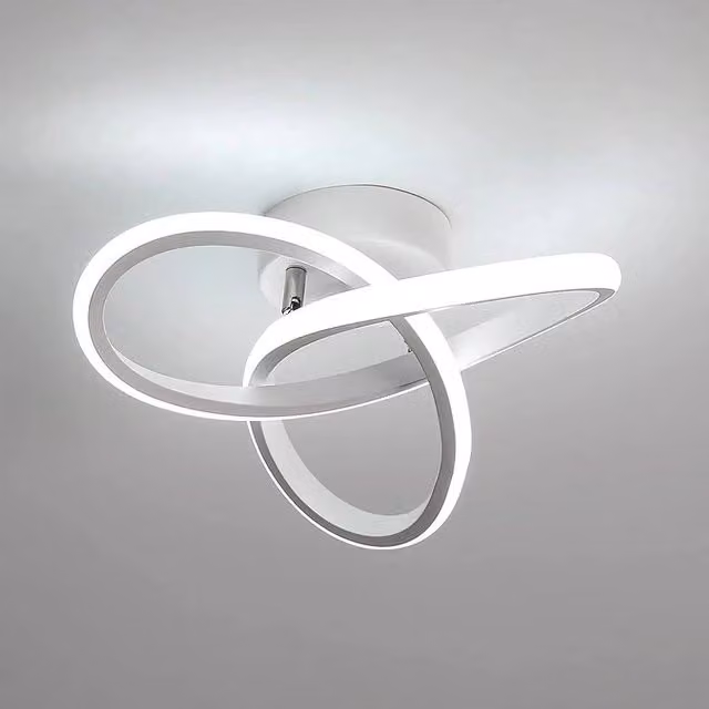 Pheashine Modern LED Flower Ceiling Light, 22W, Cool White