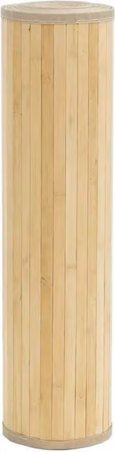 Berkfield Home Rectangular Bamboo Rug in Beige, W: 80 cm, L: 100 cm