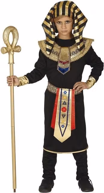 Fiestas Guirca Boys Egyptian Costume Set in Black and Gold