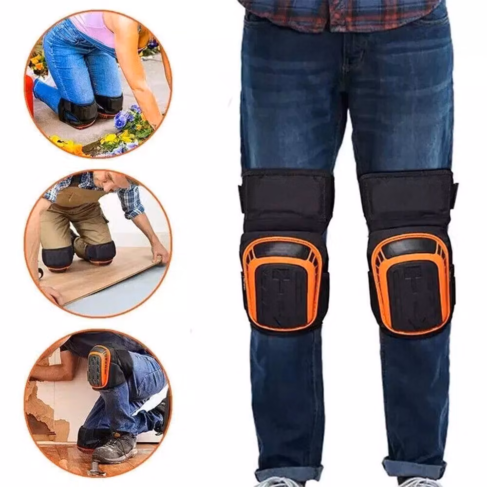 SPETLEK Heavy Duty Knee Pads with Gel Cushion, 2-Piece Set, Black and Multicolour – 5