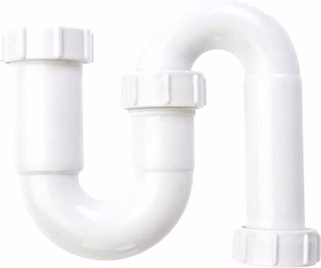 Securplumb Universal Plastic S Trap in White