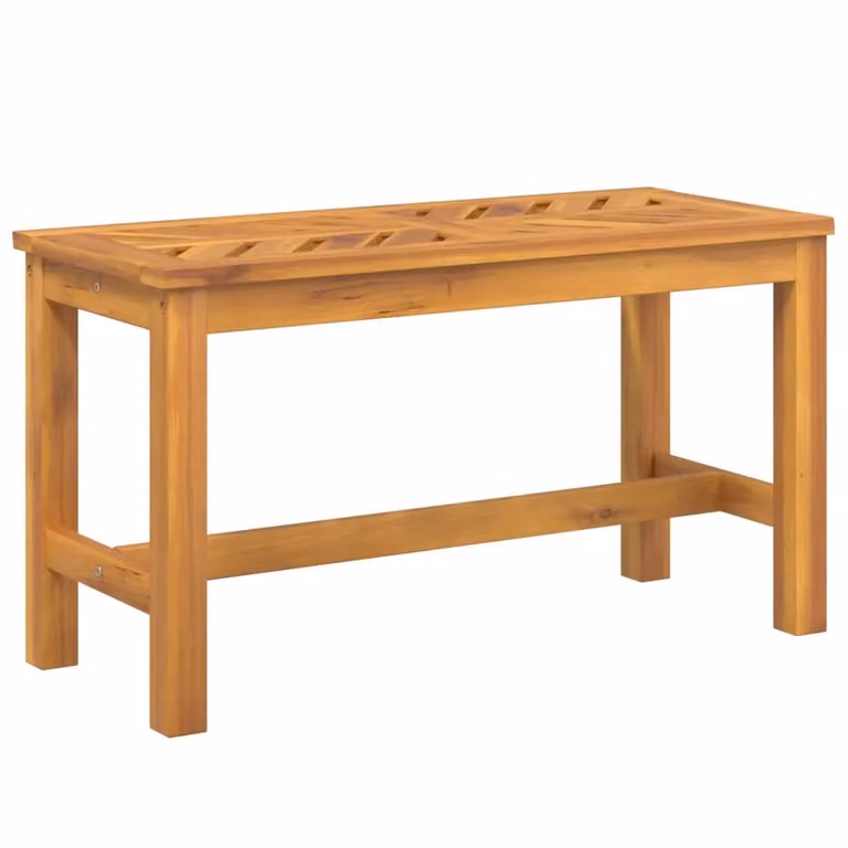Berkfield Home Rustic Acacia Wood Garden Bench in Brown, 80 cm