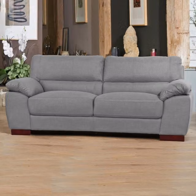 Artemis Home Westbrook 3 Seat Fabric Sofa in Grey – 1