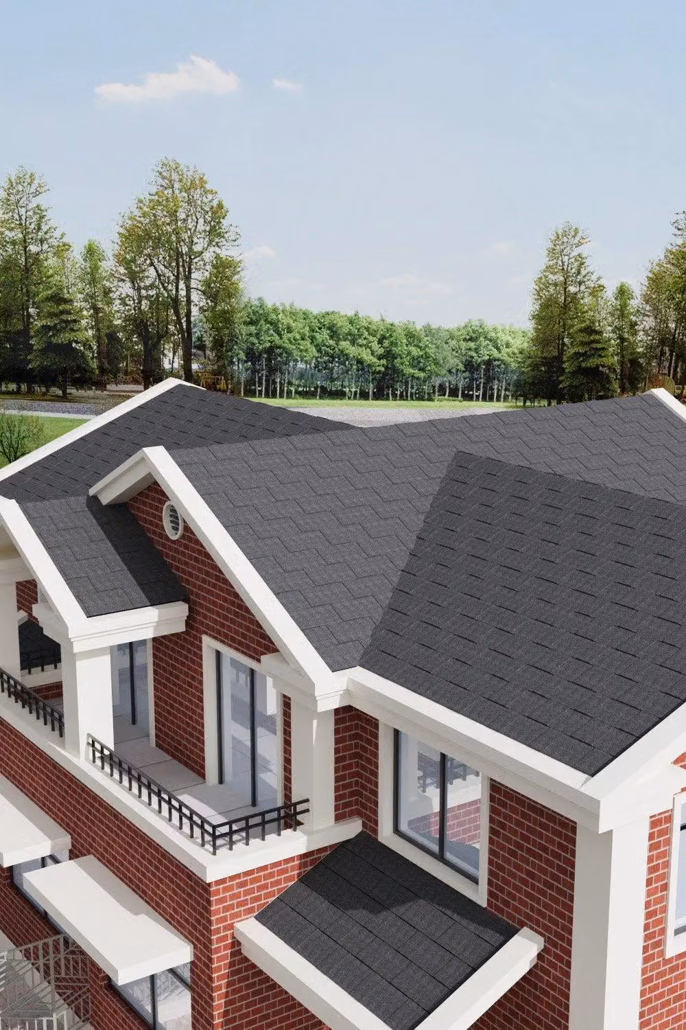 H&O Direct 14-Piece Laminated Asphalt Shingle Roofing, Black – 2