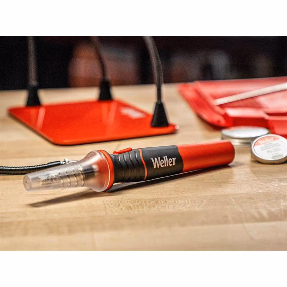 Weller 12W Cordless Rechargeable Soldering Iron in Red – 4