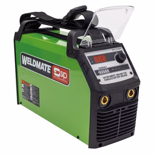 SIP Weldmate ARC Cordless 180A MMA/TIG Inverter Battery Welder in Green, Silver and Multicolour – 2
