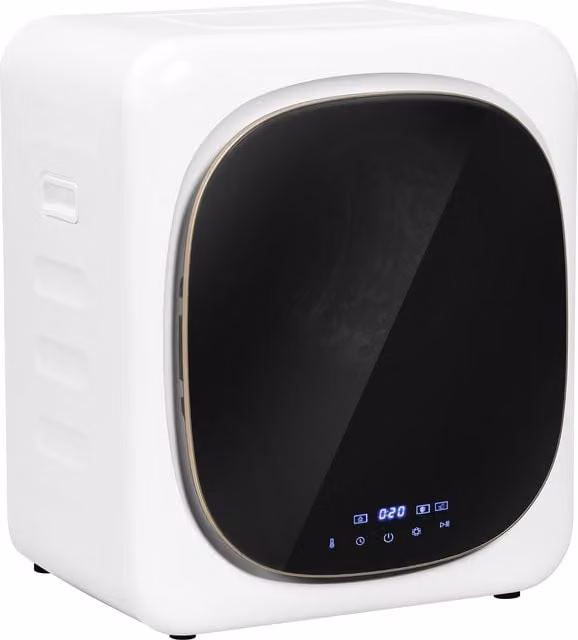 HOMCOM 4kg Vented Front Load Tumble Dryer with Stainless Steel Tub, White