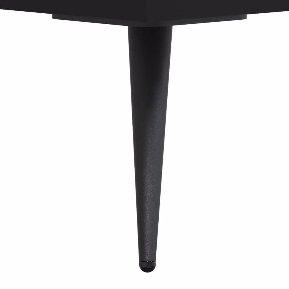 Berkfield Home Decorative Coffee Table Set of 2, Black, W/D/H: 50 x 50 x 40 cm – 5