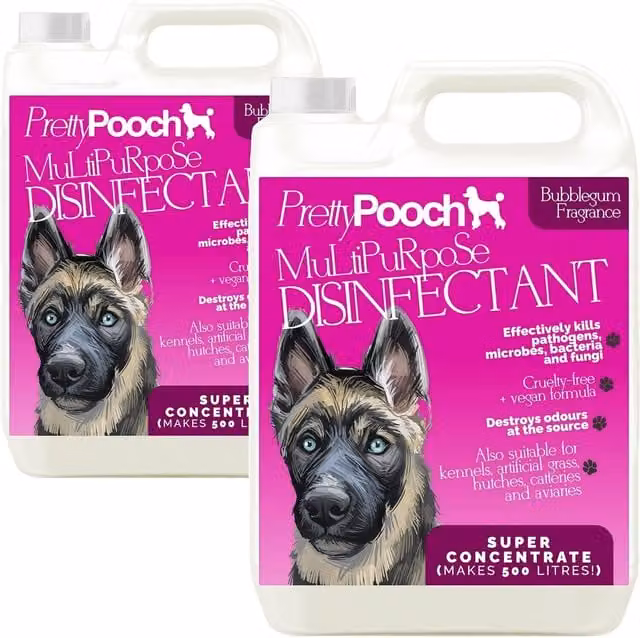 Pretty Pooch Bubblegum 3 in 1 Disinfectant, Cleaner and Deodoriser, Pink, 10 kg