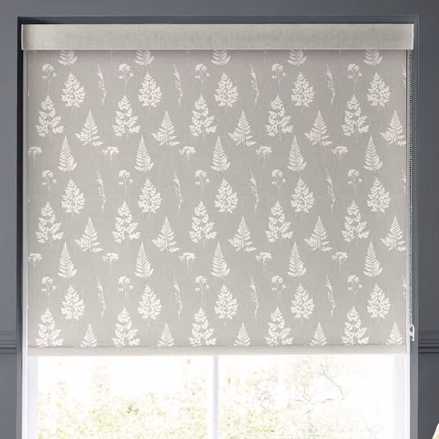 Emily Bond Tynesfield Made to Measure Blackout Roller Blind in Grey Pebble