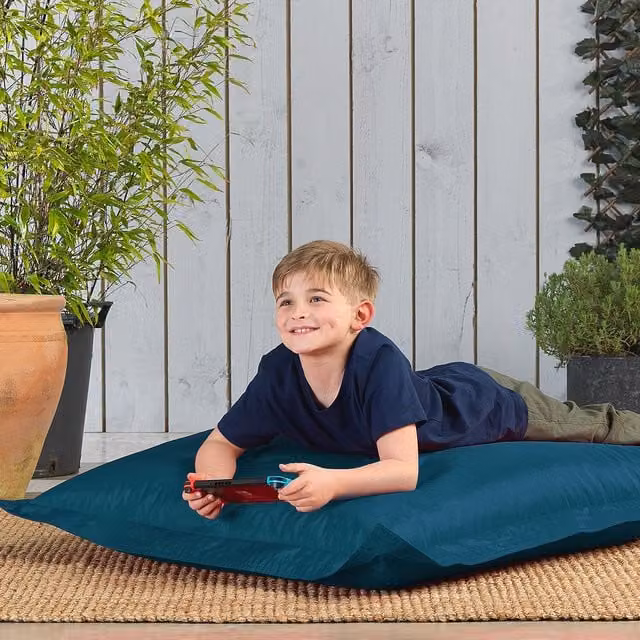ICON Kids Bazaar Bean Bag in Petrol Green for Indoor and Outdoor Use