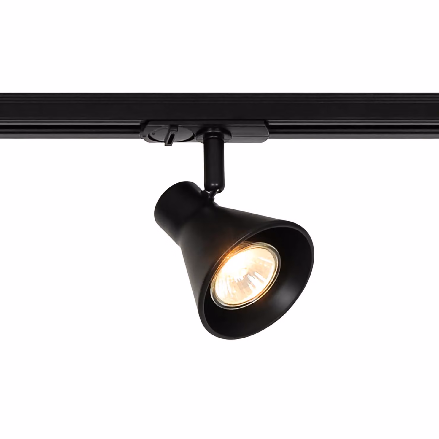 Nordlux Eik Rail Black Metal Adjustable Track Lighting System for Kitchen GU10 Mains – 2