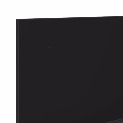 vidaXL Modern Black Wall Cabinet in MDF, W: 100 cm, D: 30 cm, H: 16.5 cm – 4