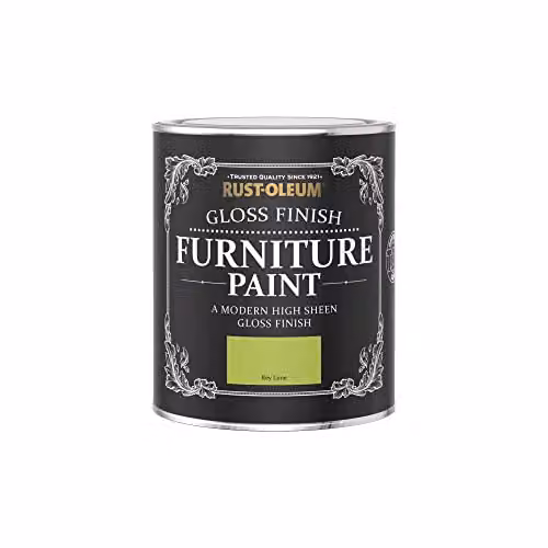 Rust-Oleum Gloss Furniture and Skirting Board Paint in Green, 750ml – 3
