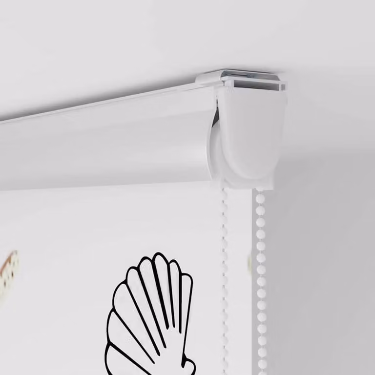 Berkfield Home Shower Roller Blind with Cassette, White, W: 150 cm, H: 240 cm