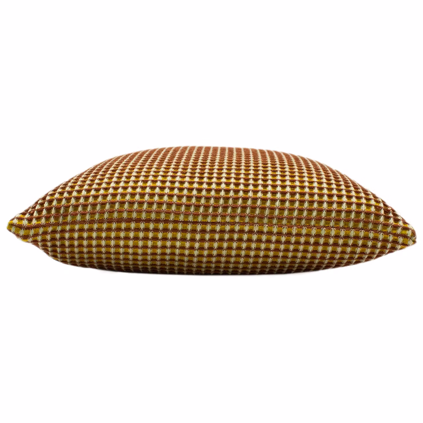 Furn Rowan Waffle Knitted Square Cushion in Orange and Multicolour, W/D/H: 45 x 45 x 45 cm – 3
