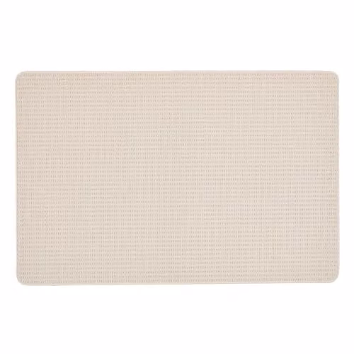 My Mat Sculptured Waffle Texture Ivory Rug, W: 100 cm, L: 150 cm – 1