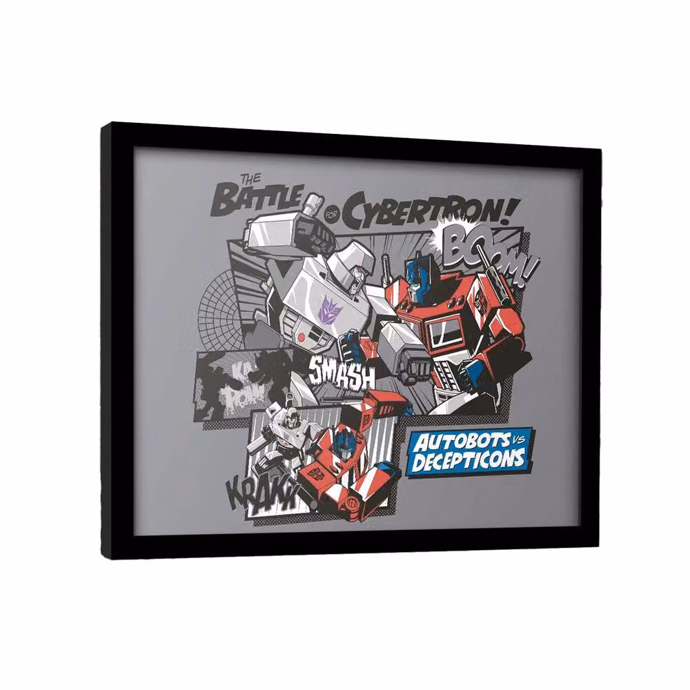 Transformers Cybertron Multicolour Framed Paper Poster – 2