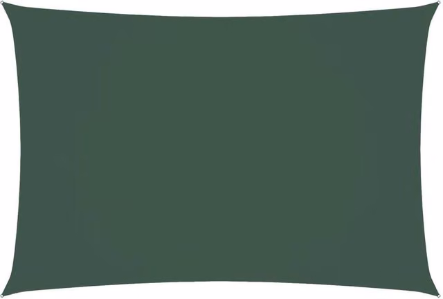 Berkfield Home Rectangular Oxford Fabric Sunshade Sail in Dark Green, W: 4.5 m, D: 2.5 m
