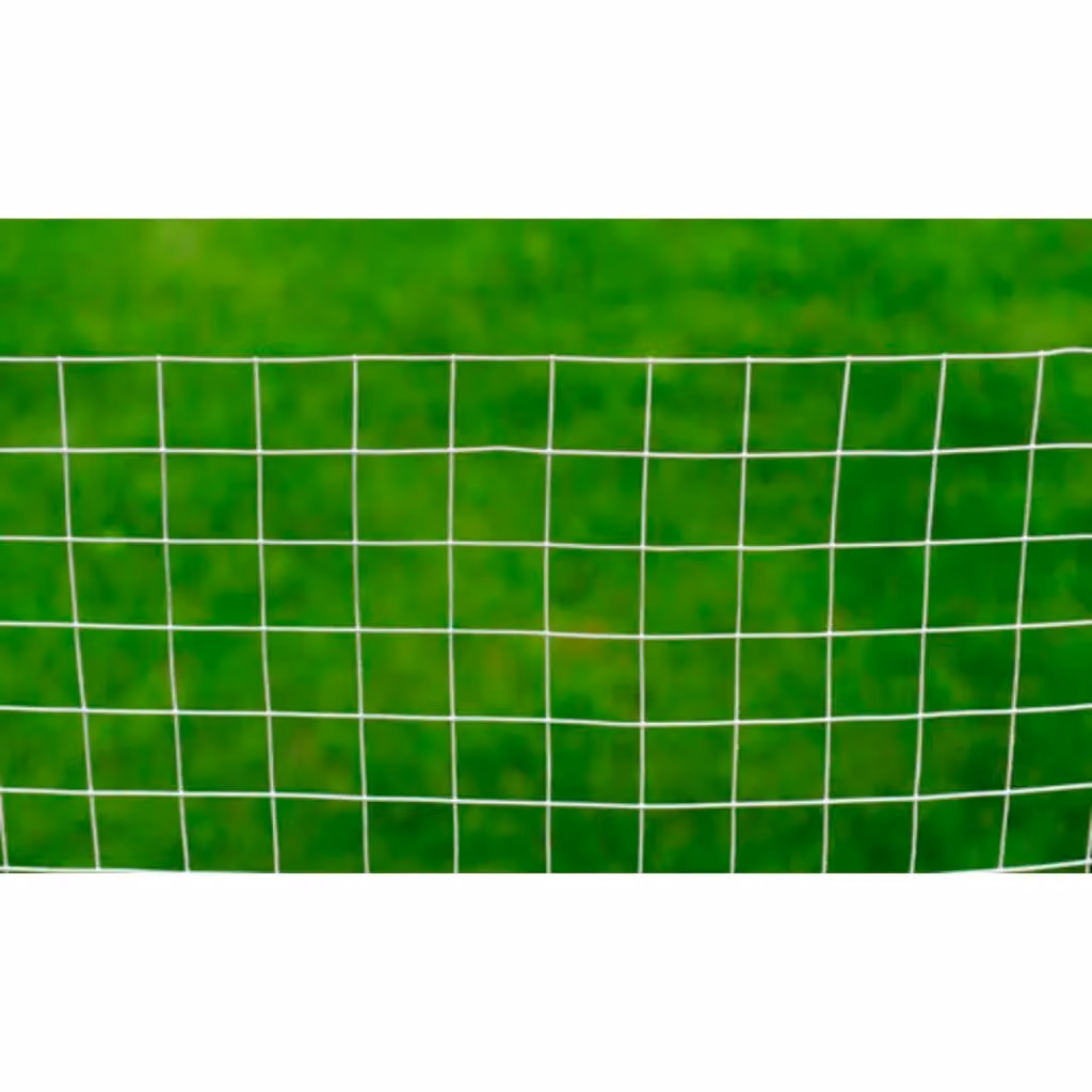 Berkfield Home Galvanised Steel Chicken Wire Fence, Silver, 25 x 1 m – 3
