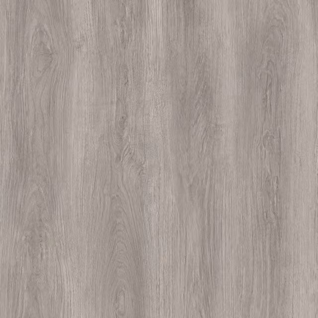 Vinyl Flooring UK HolCl Glue-Down Contract Luxury Wood-Look Vinyl Tiles in Light Grey, 18 Planks, Covers 3.89sqm