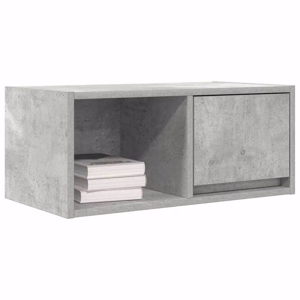 Berkfield Home TV Cabinet in Concrete Grey, W/D/H: 60 x 31 x 25.5 cm – 3