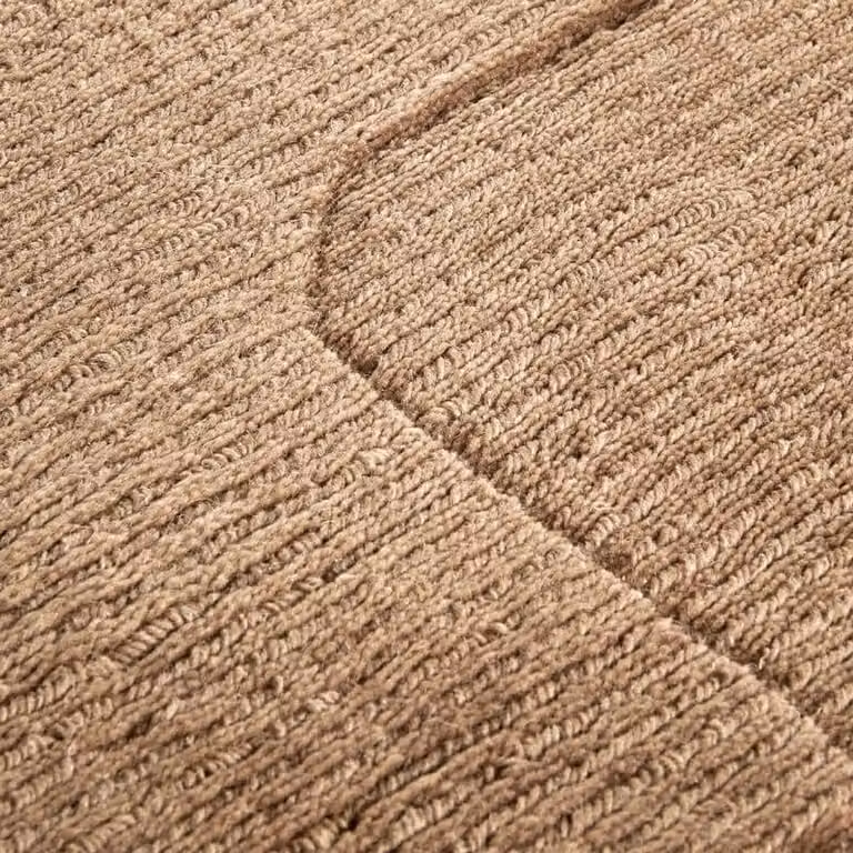 Villeroy & Boch 1906 Charlotte Handwoven Wool Rug in Beige, W: 80 cm, L: 250 cm