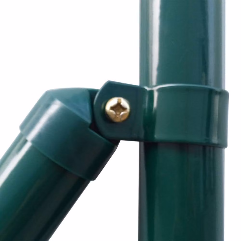 Berkfield Home Euro Fence Green PVC-Coated Steel Wire Mesh, W/H: 25 x 1.7 m – 3