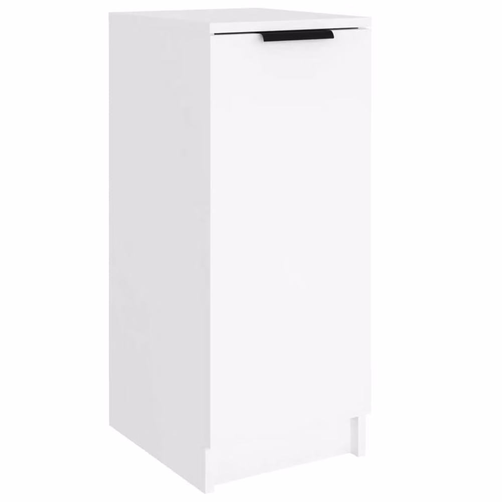 Berkfield Home White Shoe Cabinet with Hinged Doors and Internal Shelves, W/D/H: 30 x 35 x 70 cm – 2