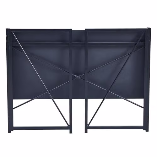 MCC Direct Miami Felix Folding Computer Desk in Black – 4