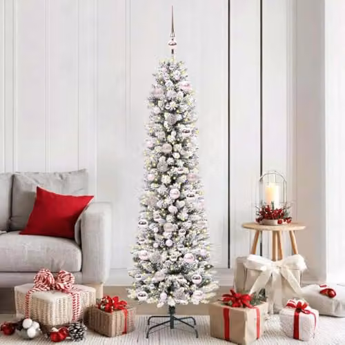 vidaXL Artificial White Christmas Tree, Height: 180 cm – 2