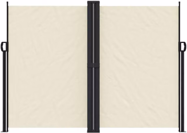 Berkfield Home Retractable Side Awning in Beige, W/H: 600 x 180 cm