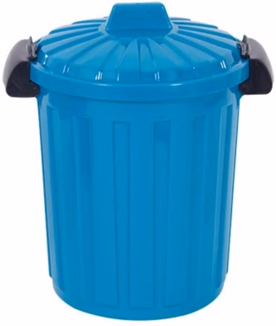 RSW Blue Clip Top Storage Bin 25L with Lid and Handles