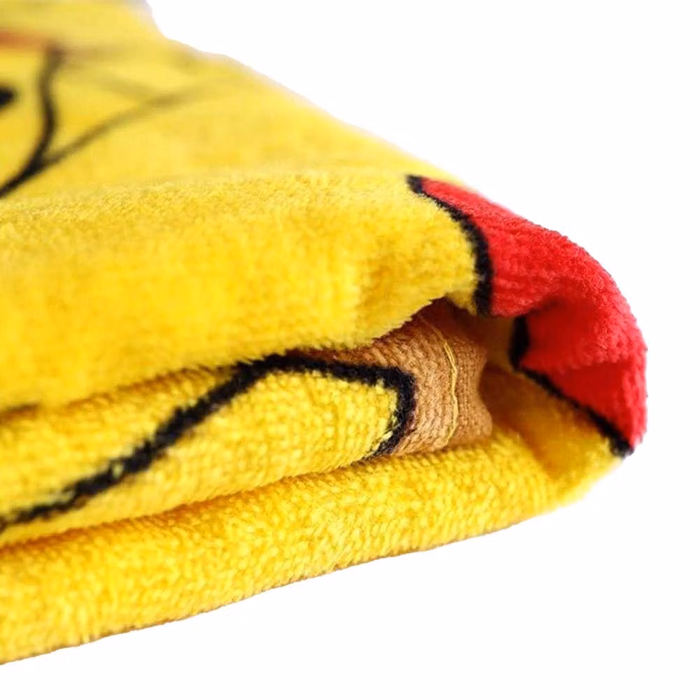 Pokemon Pikachu Yellow Cotton Terrycloth Towel, W 70 cm x H 140 cm – 2