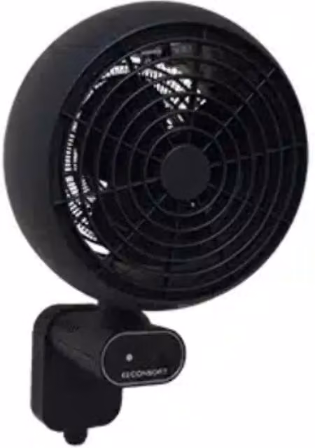 Consort CFH3 Wall Mounted Commercial Electric Fan Heater in Black