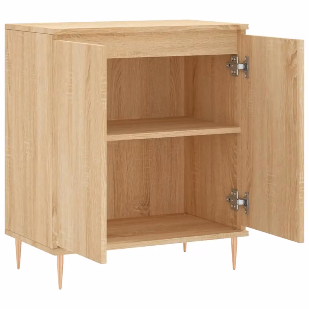Berkfield Home Sonoma Oak Sideboard in Brown, W/D/H: 60 x 35 x 70 cm – 3