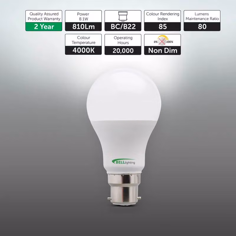 BELL Lighting B22 LED Globe Bulbs, White, 6 Pack – 2