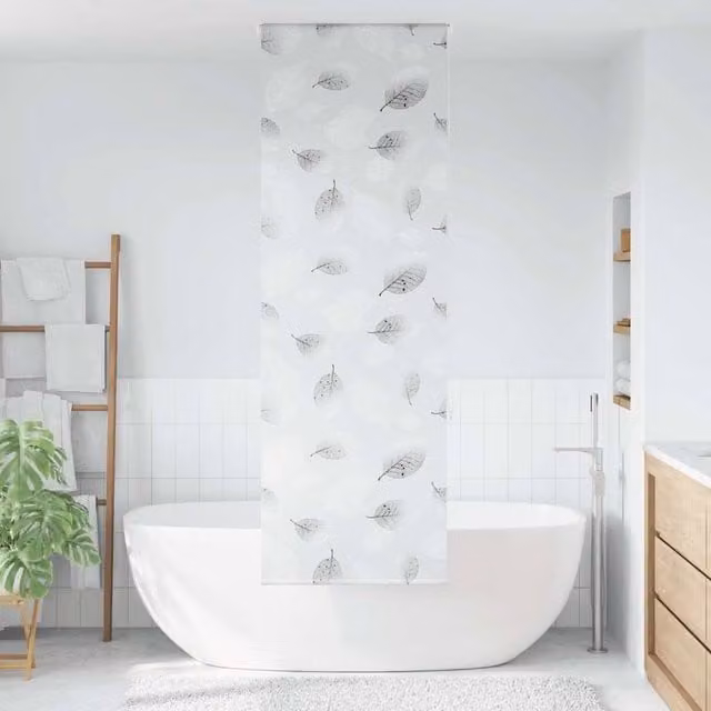Berkfield Home Grey Opaque Shower Roller Blind, W/H: 80 x 240 cm