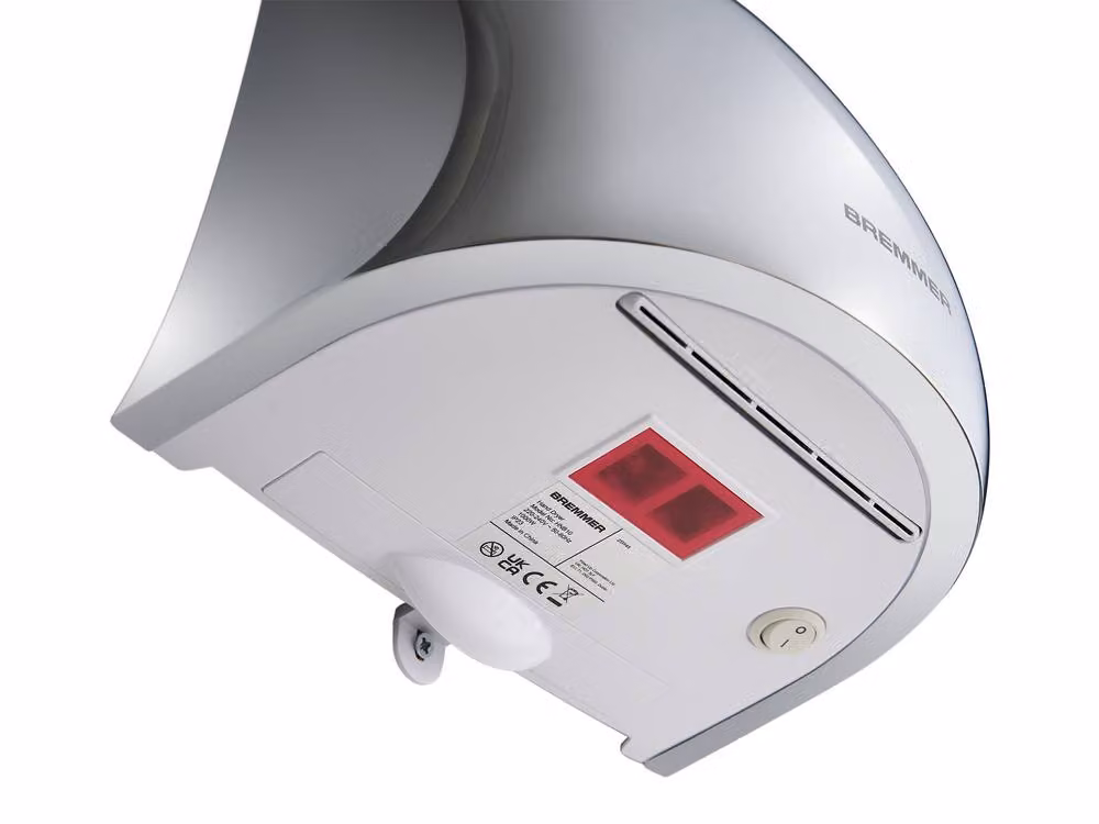 Bremmer Aero Blade Compact Wall Mounted Hand Dryer in Metallic Silver – 4