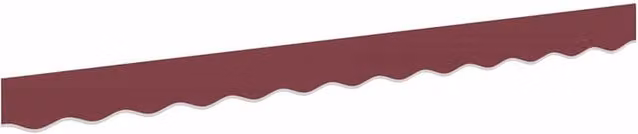 Berkfield Home Awning Valance in Burgundy, W: 230 cm, H: 20 cm