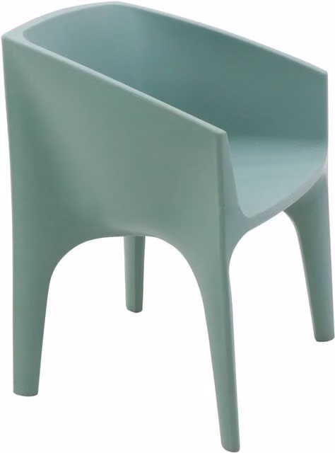 Tramontina Paco Lounge Chair in Green Matt Plastic