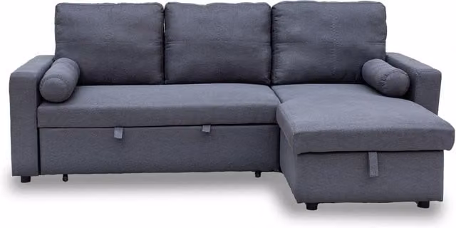 Outdoor Living Manhattan Grey 3 Seat Corner Sofa Bed Set – 1