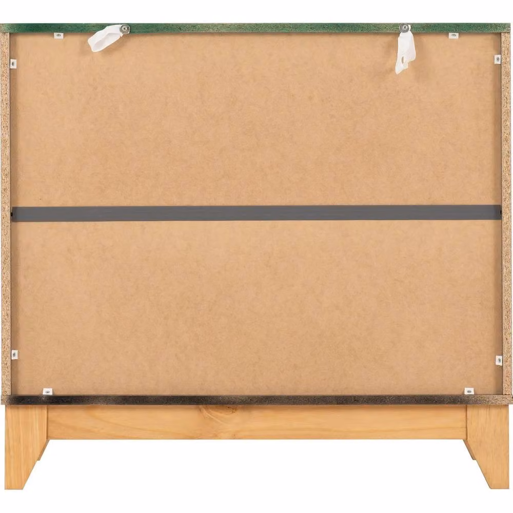 FORGEVIO Modern 3 Drawer Chest in White and Grey for Bedroom Storage – 5
