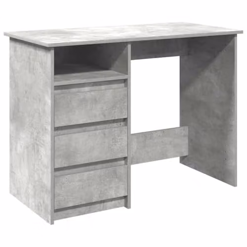 vidaXL Industrial Writing Desk in Grey, W/D/H: 102 x 50 x 75 cm – 1