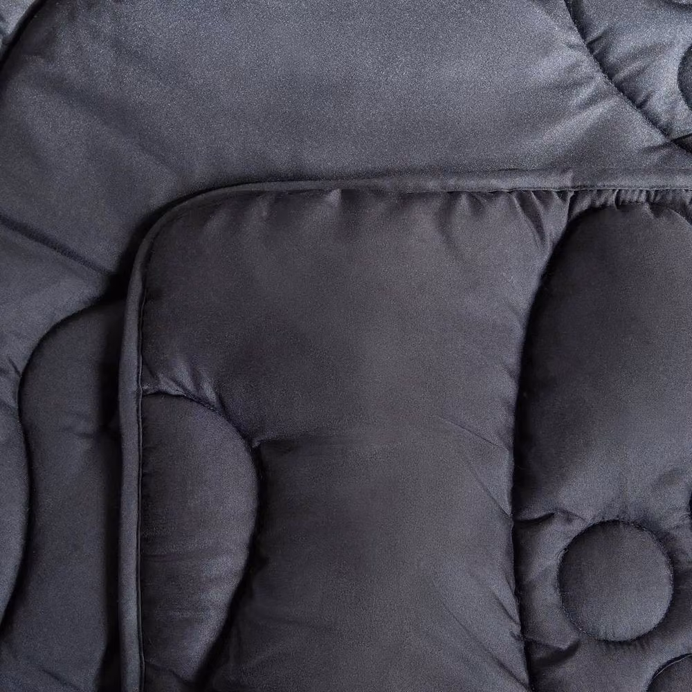 OHS Coverless Microfibre Gaming Quilted Duvet and Pillowcase Set, 7.5 Tog, Grey, W/D/H: 135 x 200 cm – 4
