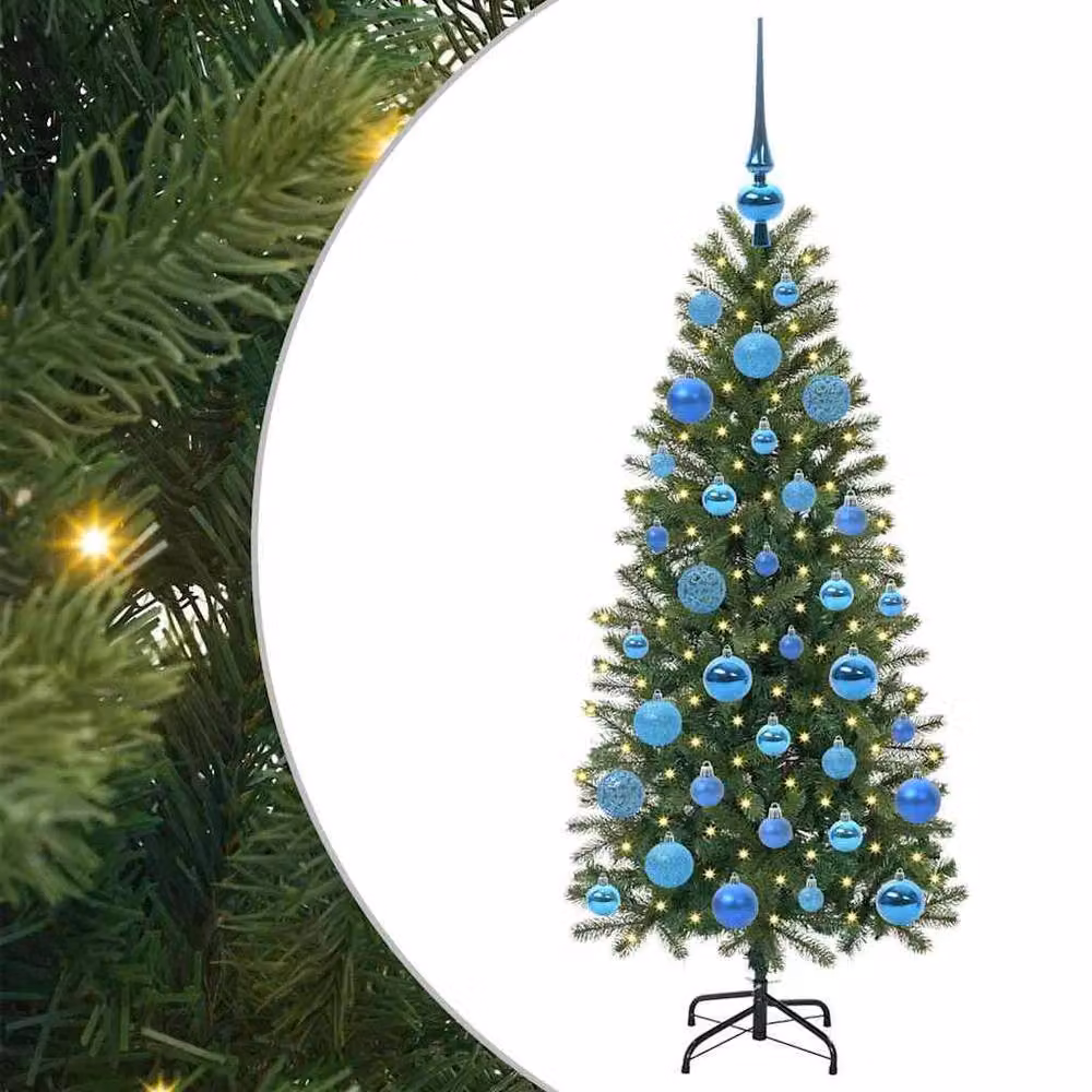 Berkfield Home Artificial Green Christmas Tree with 150 LEDs, Height: 120 cm – 2